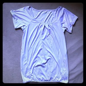 Lilac Purple Double Dry Workout Shirt